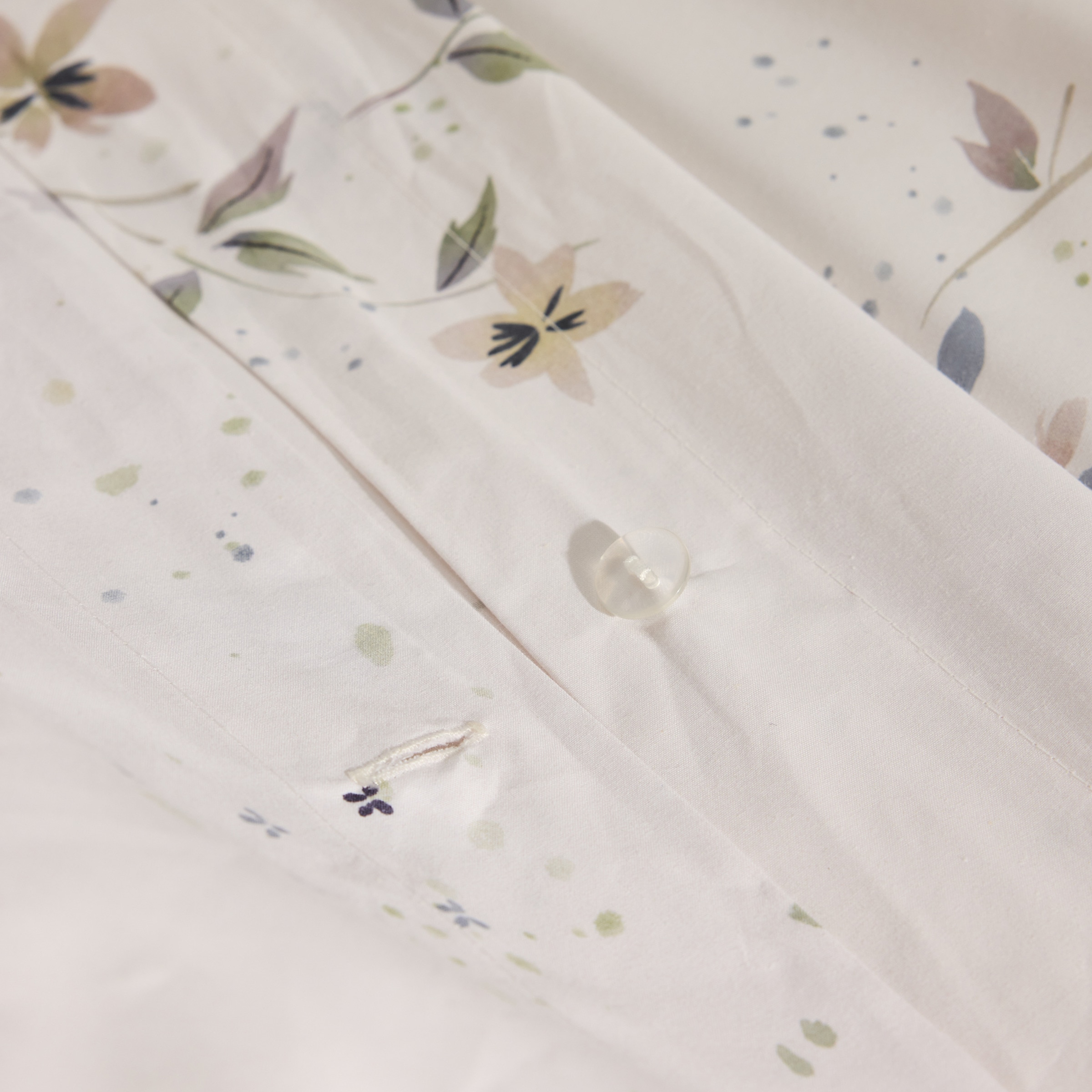 Conjunto de Capa de Edredão de Algodão Kora Multicolor-5