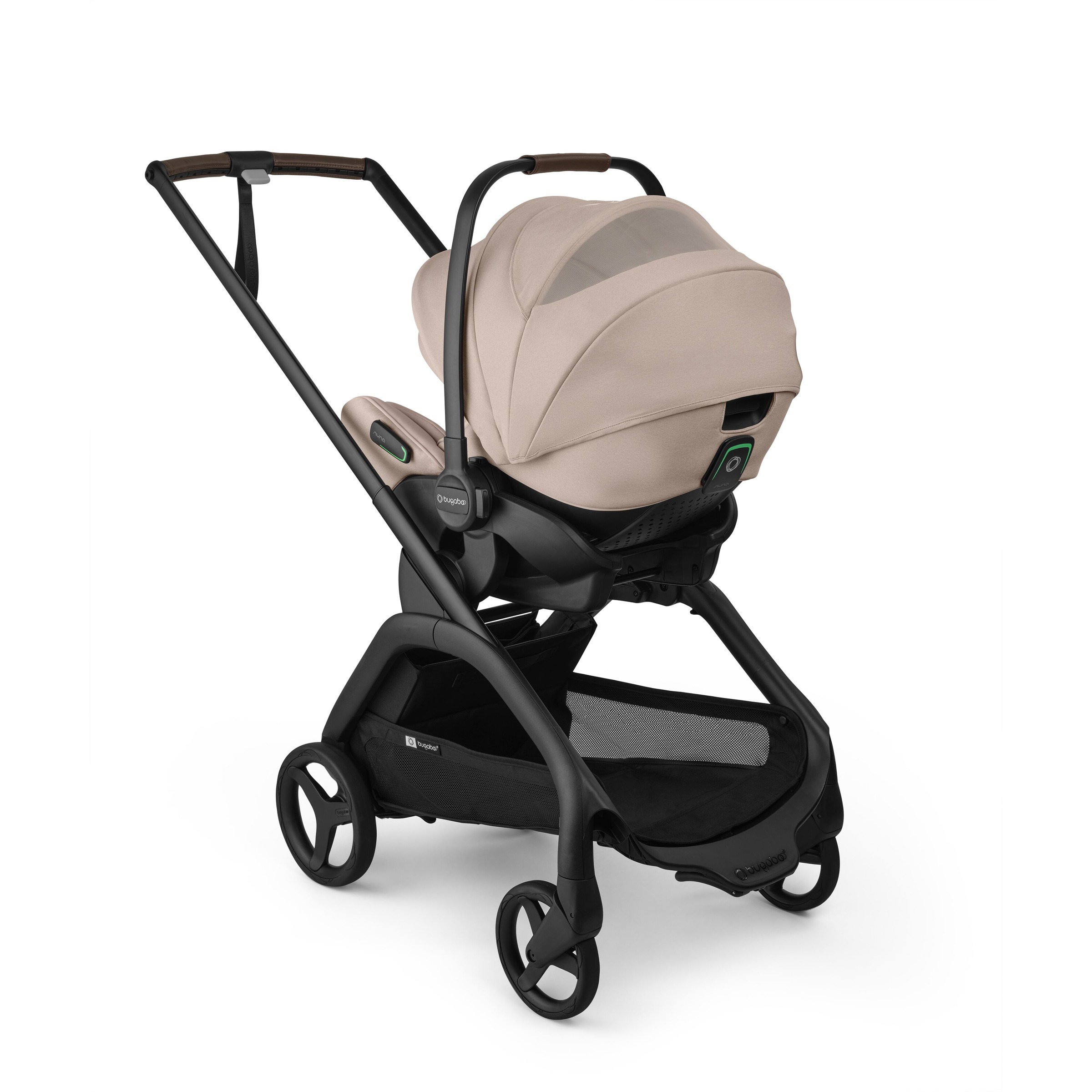 Cadeira de Passeio Bugaboo Otter by Nuna i-size com encosto reclinável, desde o nascimento até aos 15 meses (40 - 83 cm) Bege-5