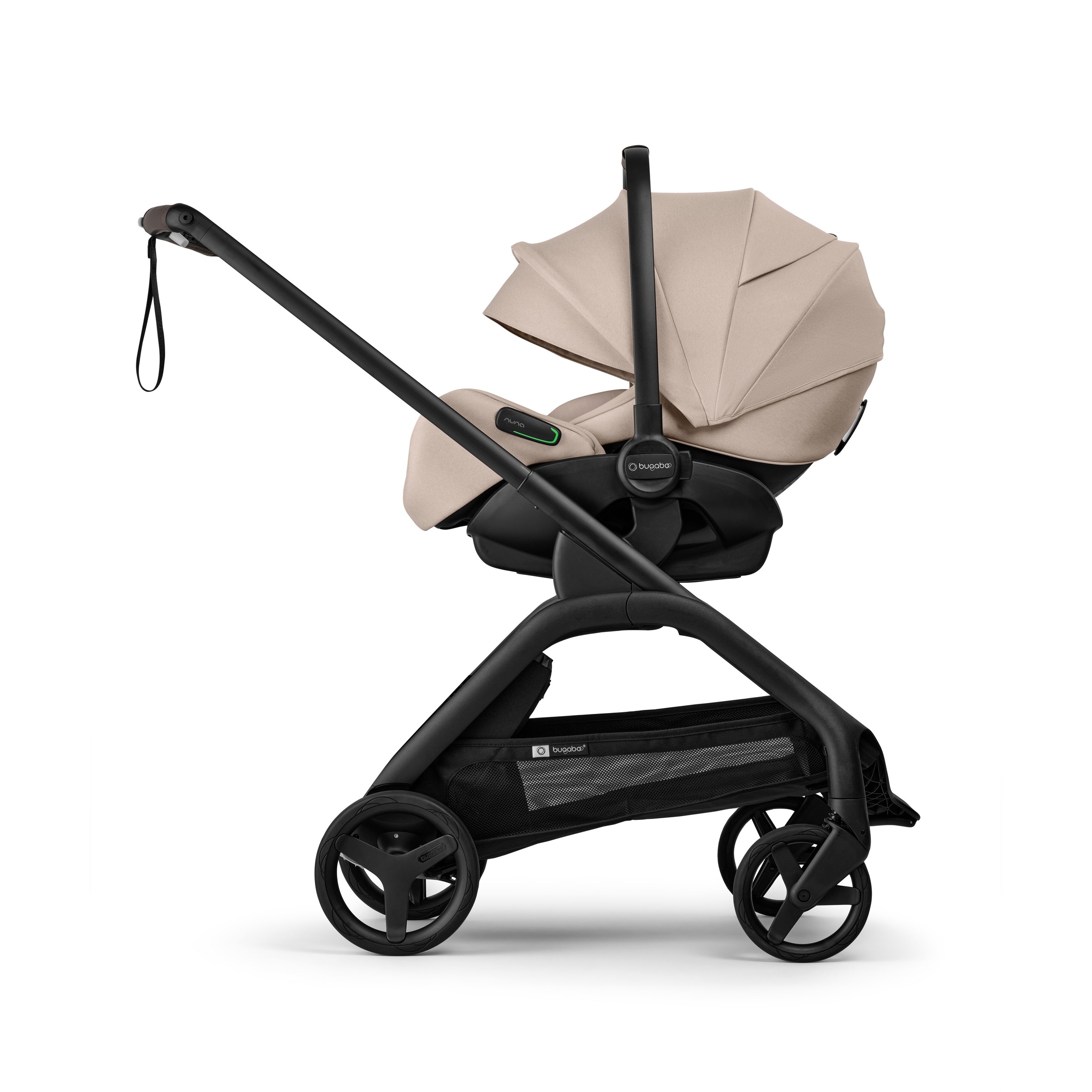 Cadeira de Passeio Bugaboo Otter by Nuna i-size com encosto reclinável, desde o nascimento até aos 15 meses (40 - 83 cm) Bege-4