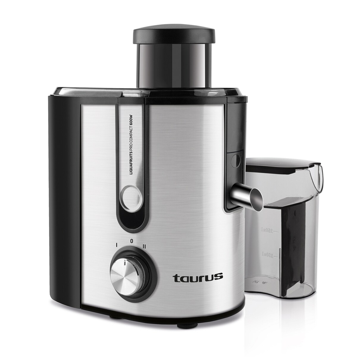 Liquadora Taurus Liquafruits Pro Compact con 2 velocidades Acero Inox-1