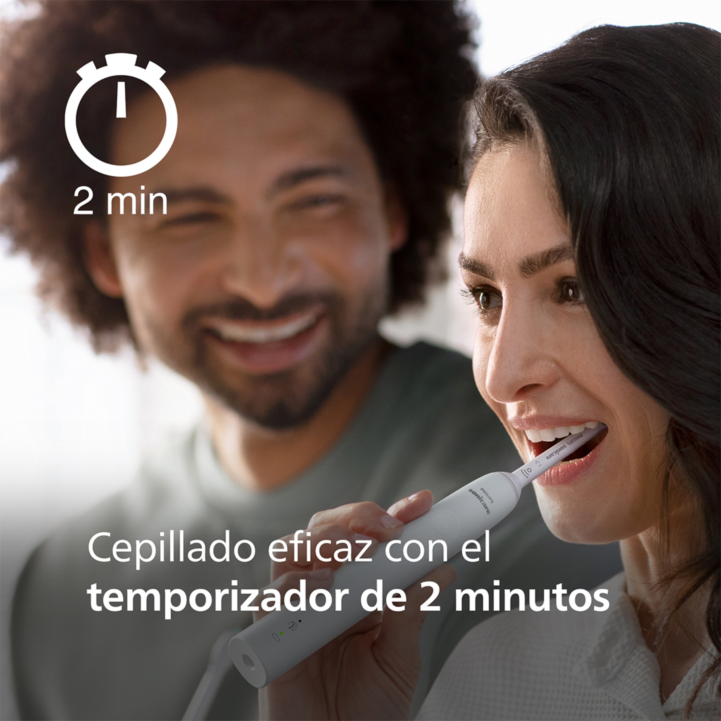 Cepillo de dientes eléctrico Philips Sonicare 3100, tecnología sónica, sensor de presión Blanco-5