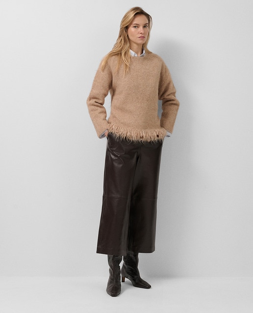 Imagen 0 de Jersey de mujer oversize con flecos