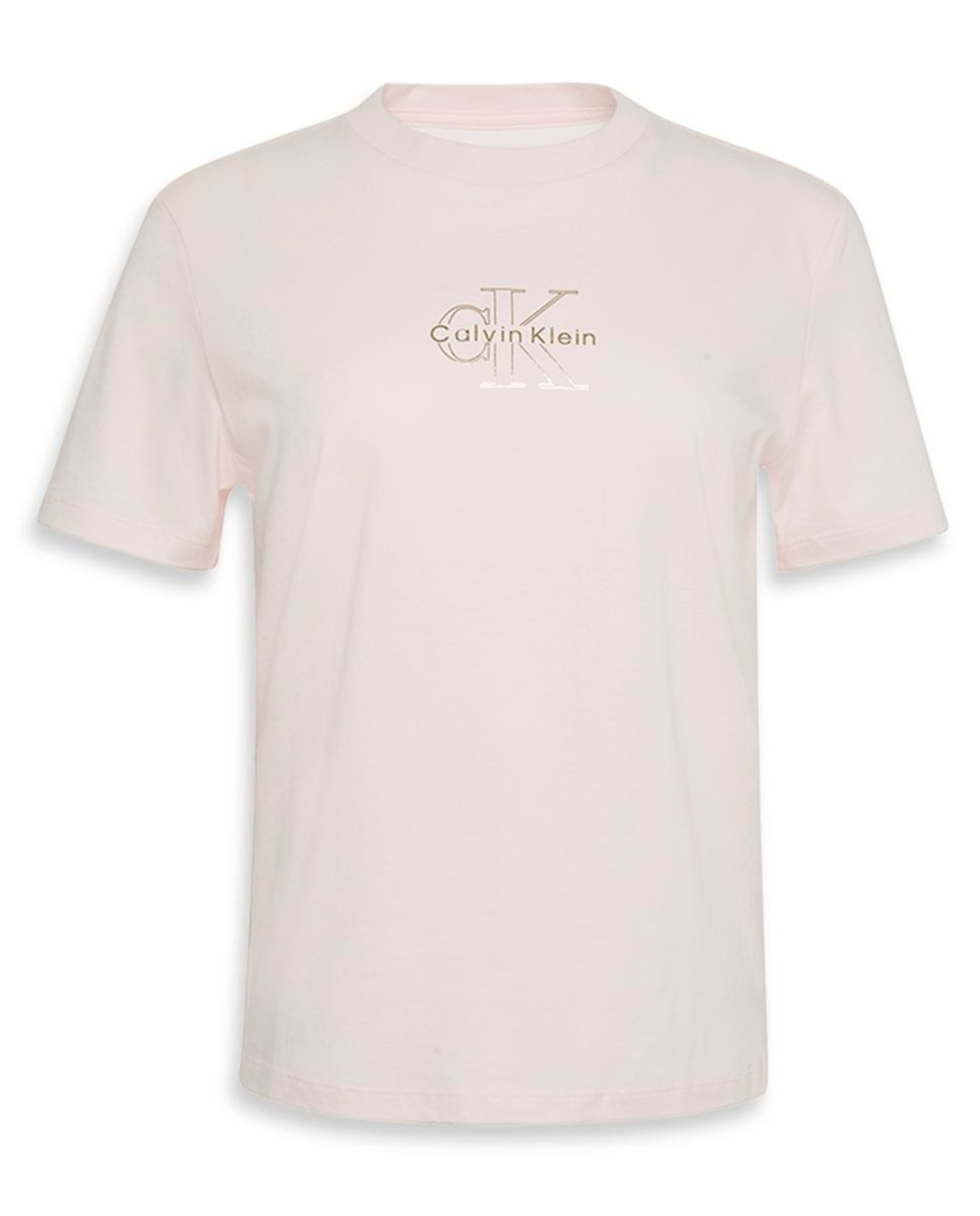 T-shirt com Logótipo Metalizado Rosa-claro-7