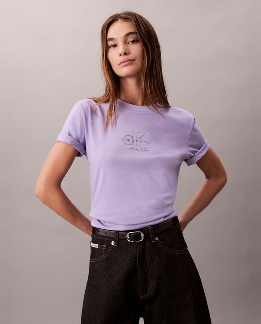 Imagem 0 de T-shirt com Logótipo Metalizado