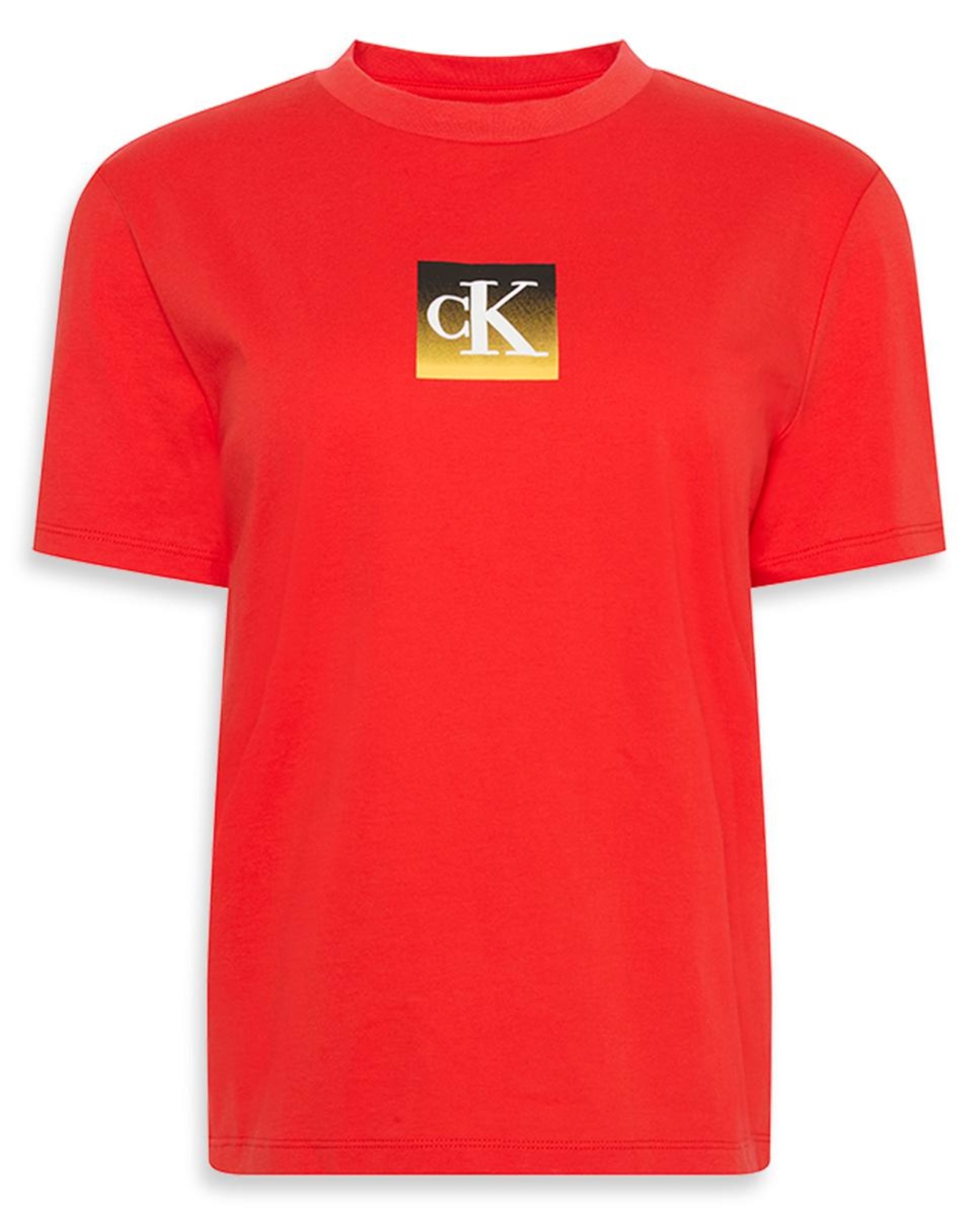 T-shirt com Ilustração Vermelho-6