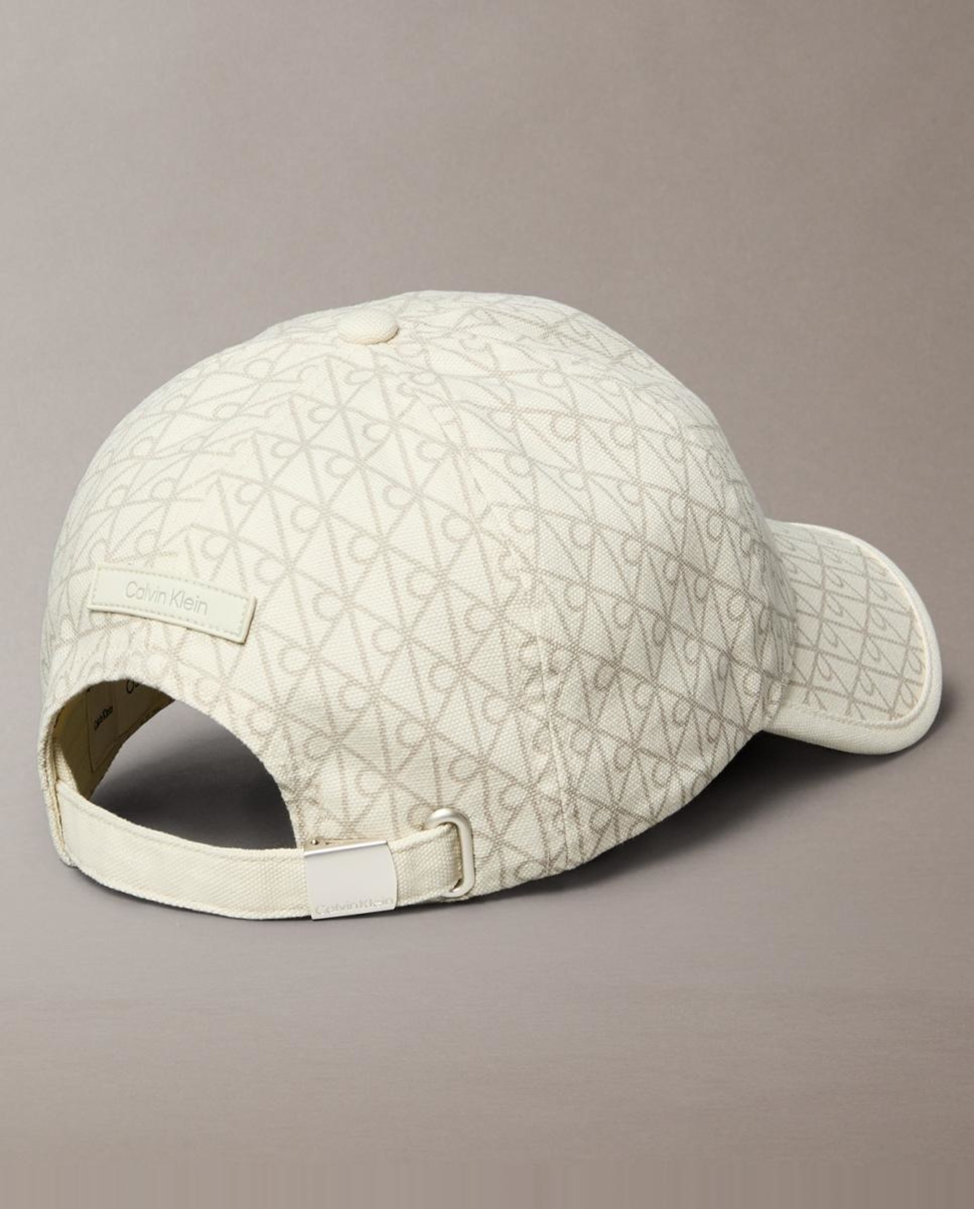 Boné com Logótipo Estampado Creme-2