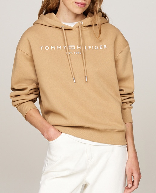 Imagen 0 de Sudadera de mujer con cuello redondo y capucha