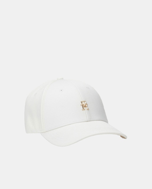 Imagen 0 de Gorra blanca con logo TH metalizado