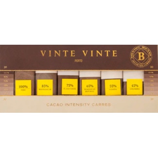 Chocolate Carres Intensity caixa 36 g - Vinte Vinte