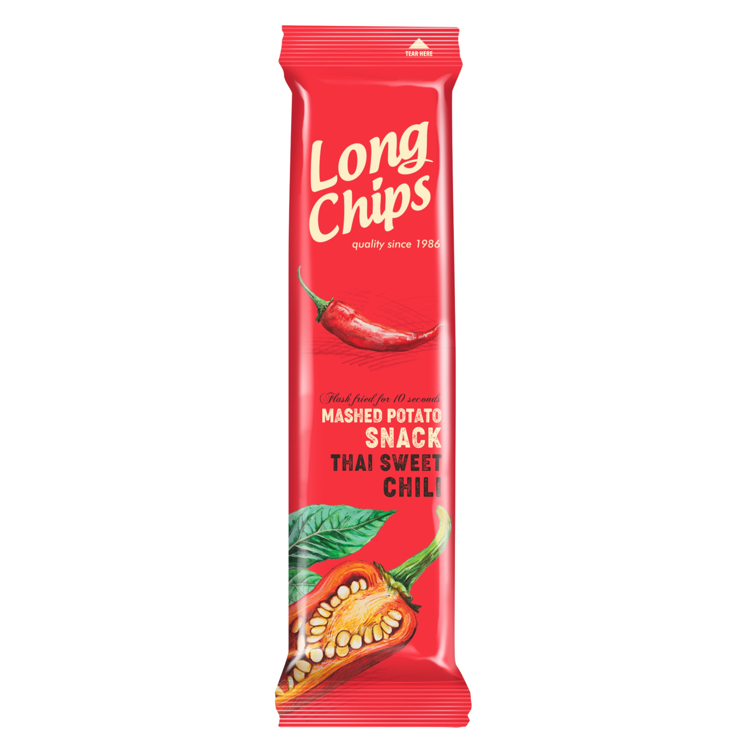 Aperitivo de Batata Thai embalagem 75 g
