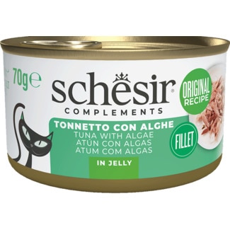 Alimento Húmido para Gato Atum e Algas lata 70 g - Schesir
