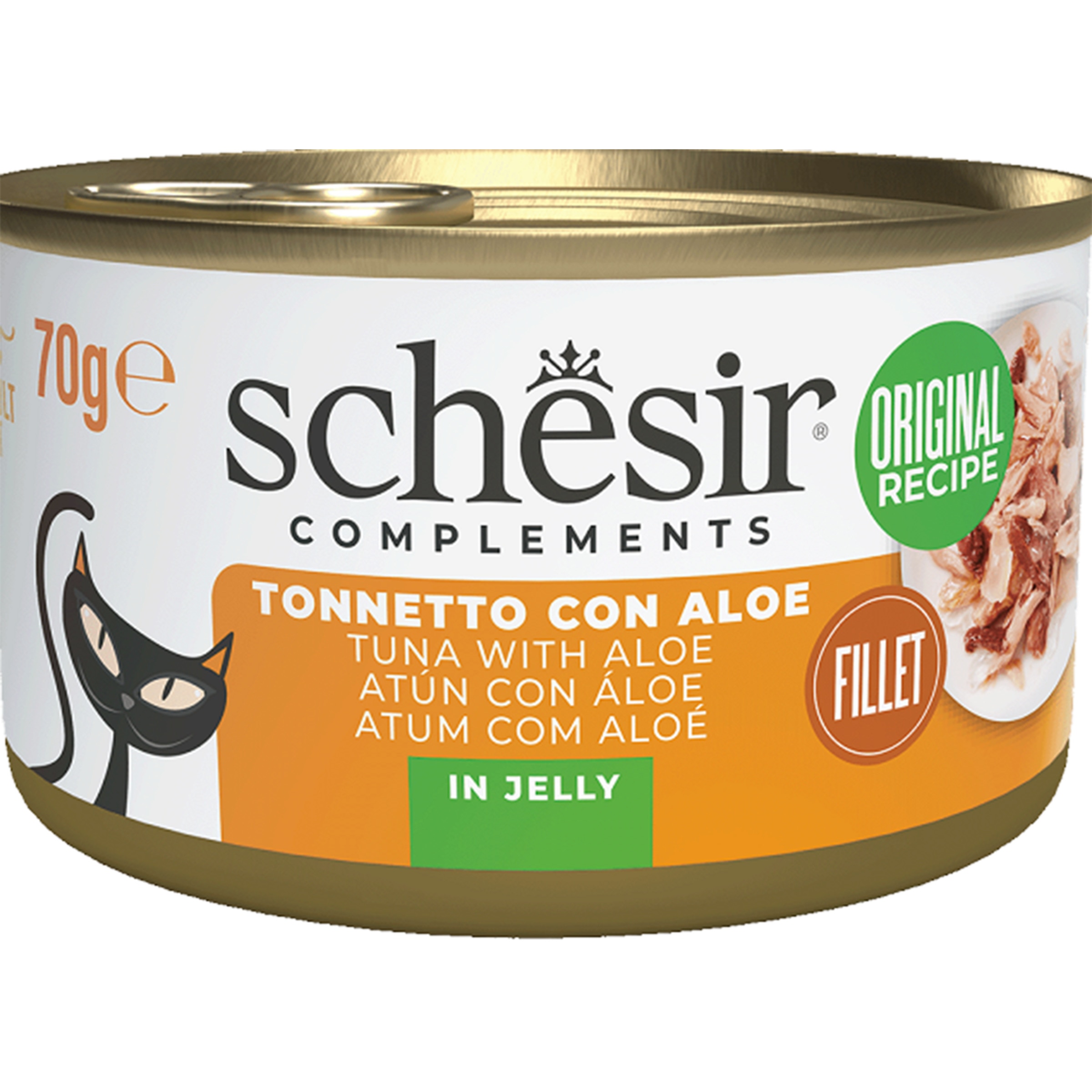 Alimento Húmido para Gato Atum com Aloé lata 70 g