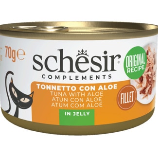 Alimento Húmido para Gato Atum com Aloé lata 70 g - Schesir