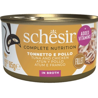 Alimento Húmido para Gato Atum e Frango embalagem 85 g - Schesir