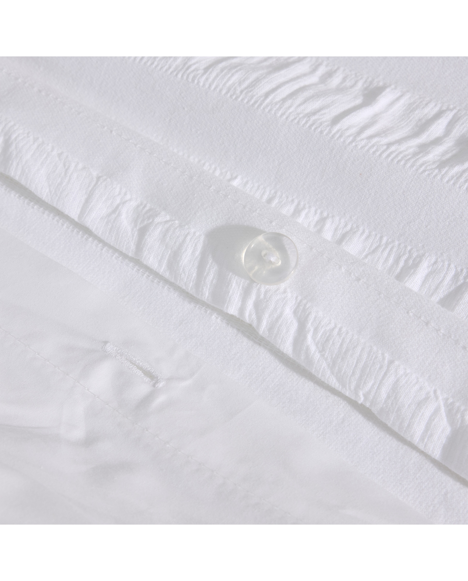 Conjunto de Capa de Edredão de Algodão Mara Branco-5