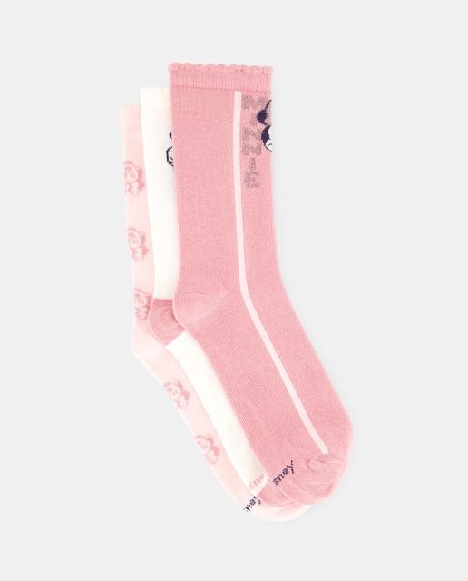 Imagen 0 de Pack de 3 calcetines fantasía MINNIE de niña