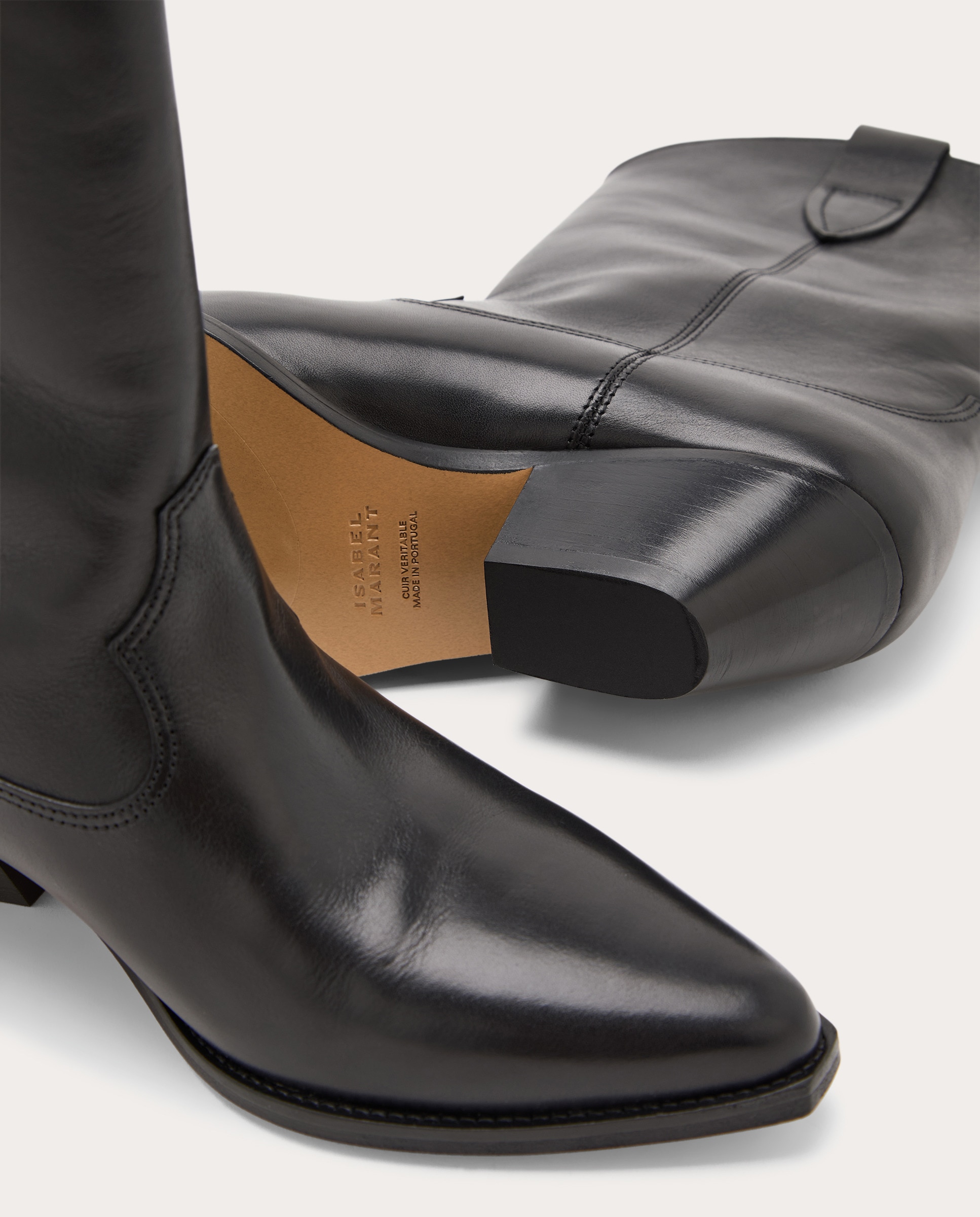 Botins com Tacão Duerto Preto-5