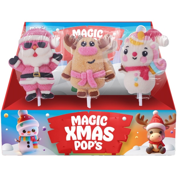 Marshmallow-Lutscher Weihnachten, verschiedene Sorten, Sortiment nach Bestand Einheit 35 g