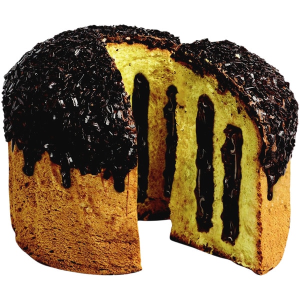 pannettone with chocolate filling case 800 g