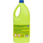 citrus scented bleach with detergent eliminates grease and bad odours bottle 2 l