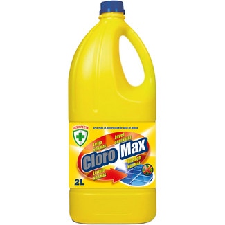 lejía apta para la desinfección de agua de bebida botella 2 l - Cloro Max