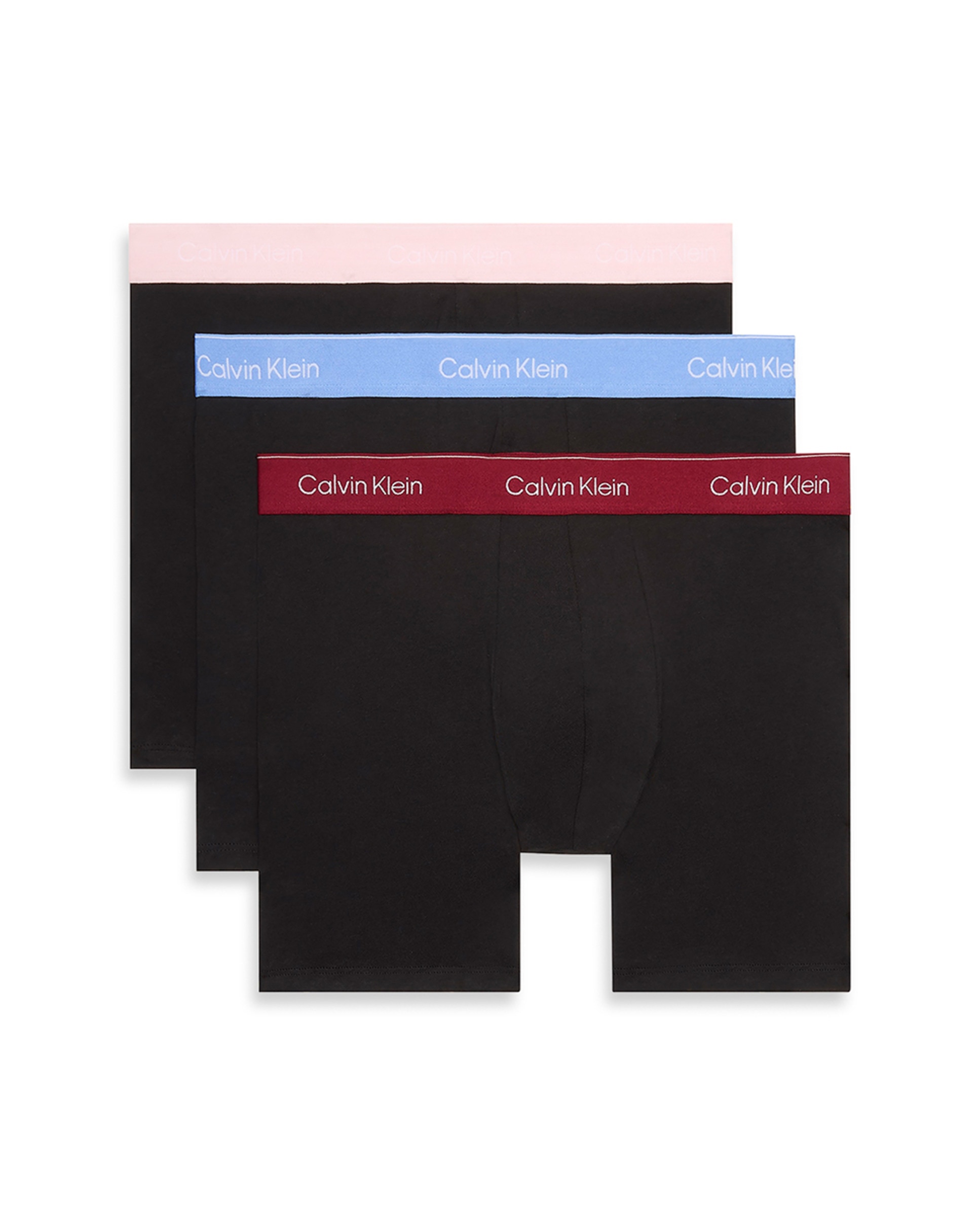 Pack de 3 Boxers Compridos - Icon Cotton Stretch Azul-6