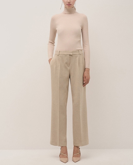 Imagen 0 de Pantalón de mujer recto pinzas