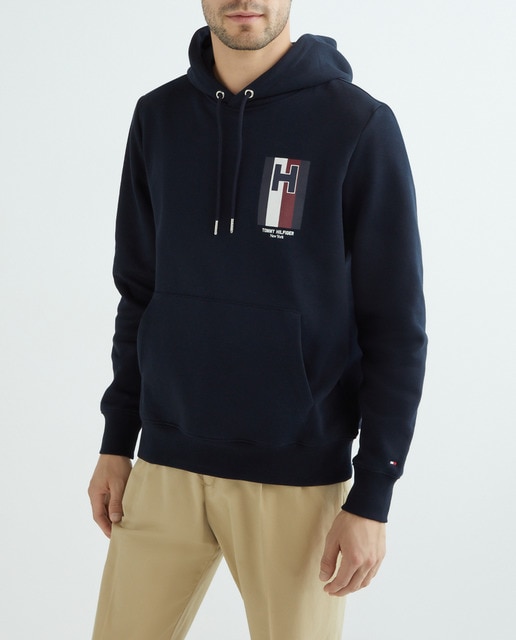 Imagen 0 de Sudadera con capucha de hombre con logo en el pecho