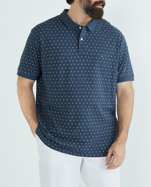 Imagen 0 de Polo de hombre regular fit con estampado tallas grandes