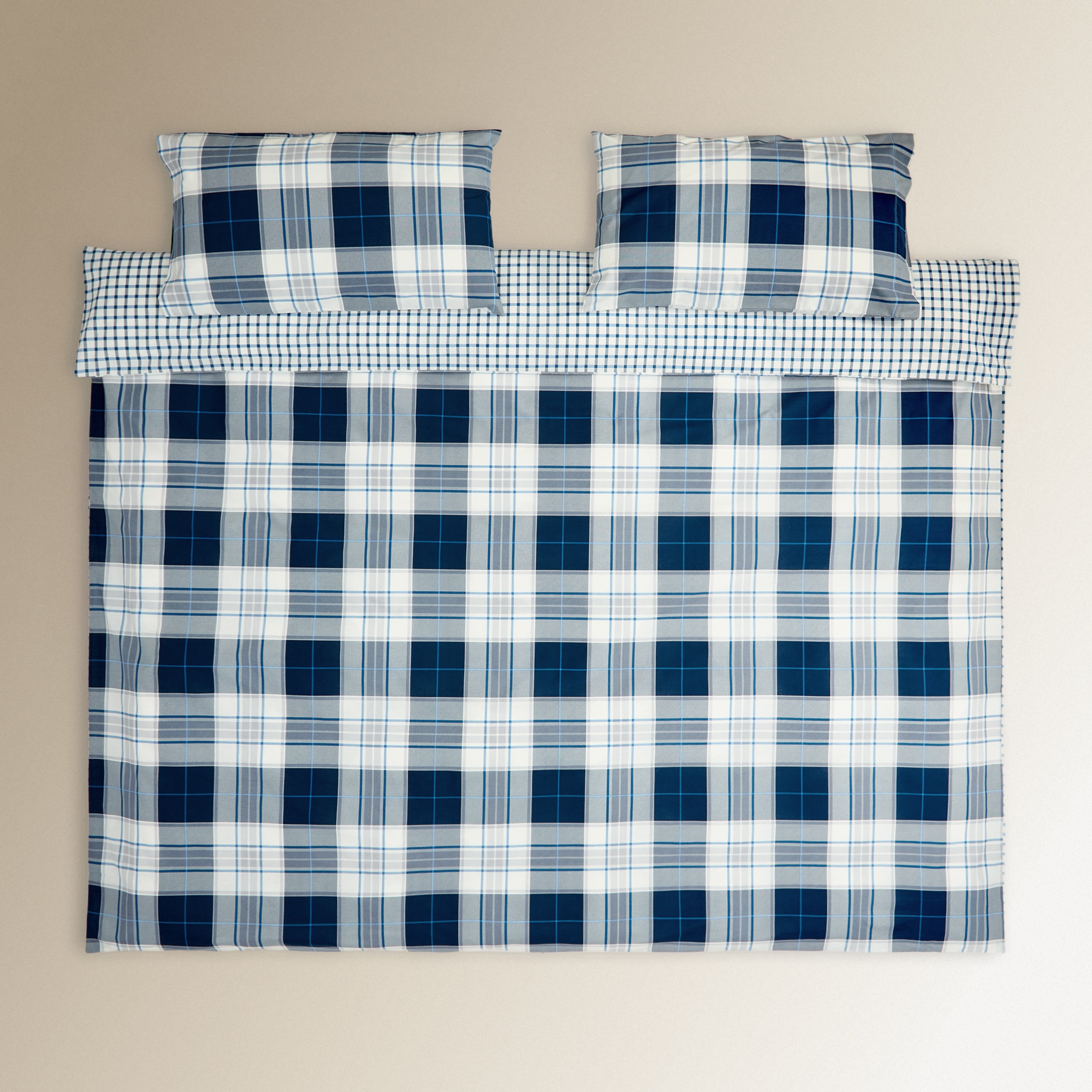 Conjunto de Capa de Edredão Brody Azul-2