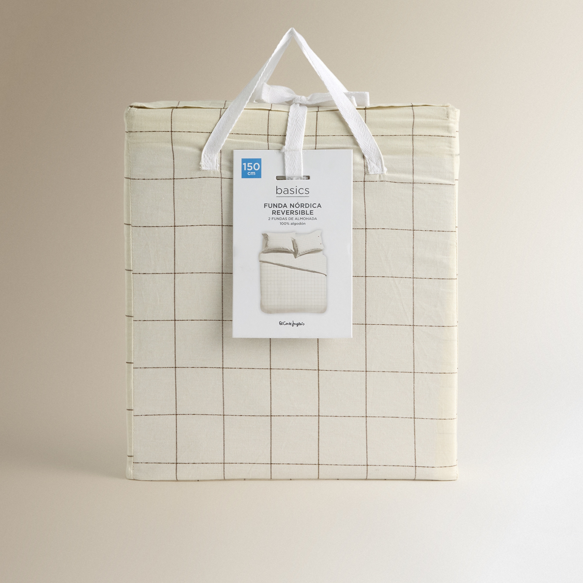 Juego de funda nórdica Kaja Beige-8