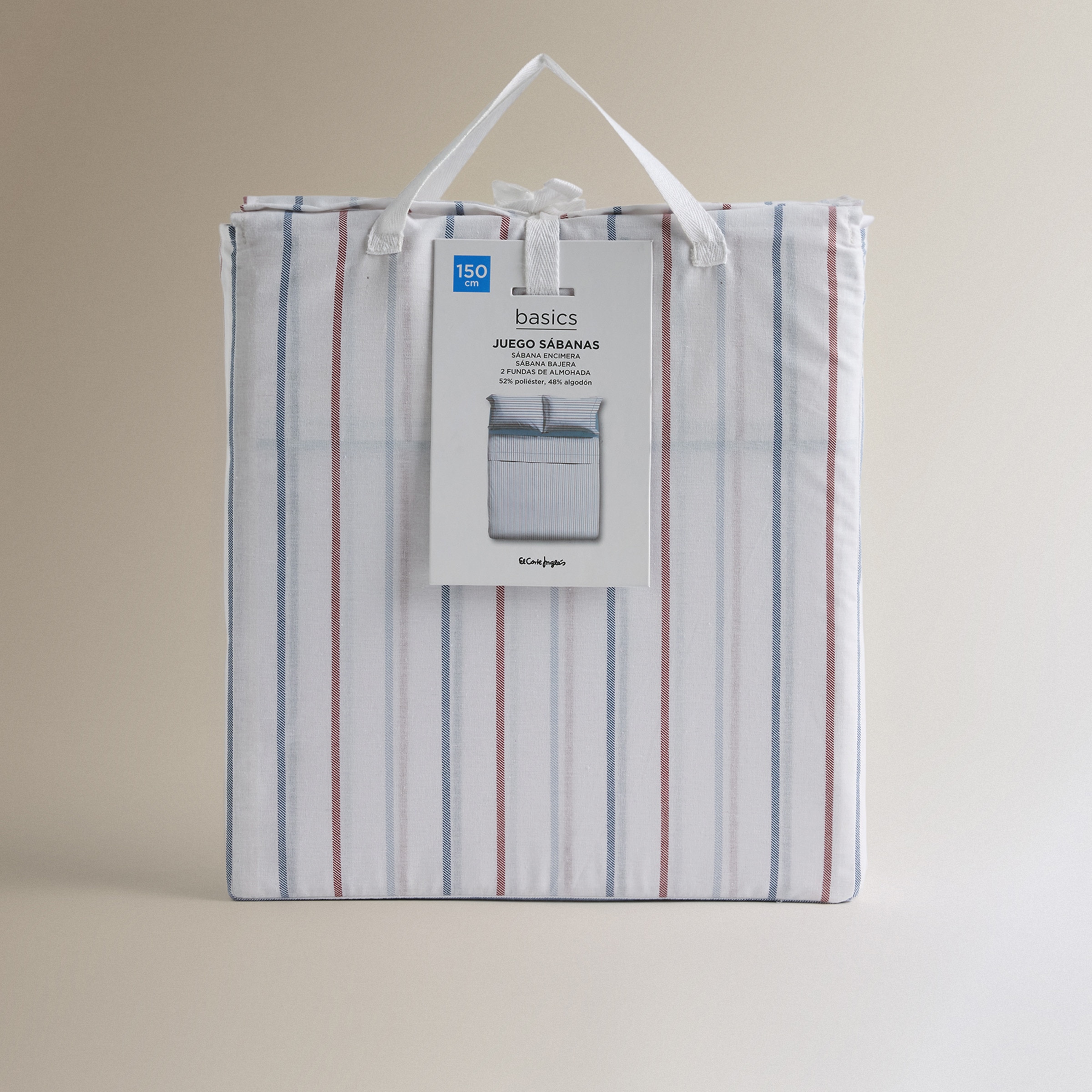 Conjunto de Lençóis com Lençol Ajustável Ray Azul-7