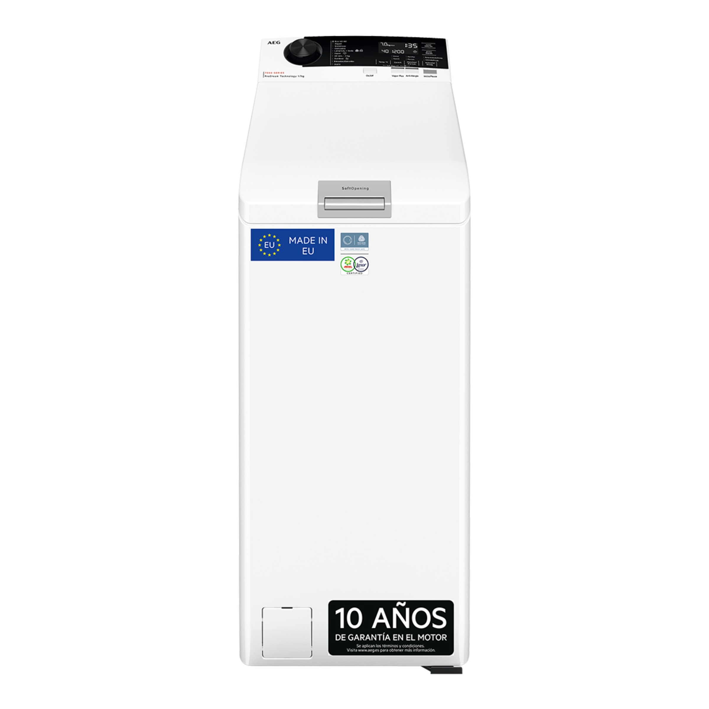 Lavadora de carga superior AEG 7 kg/ 1.200 rpm -LTA7E7231E Blanco-1
