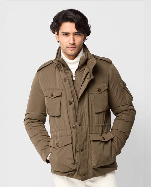 Imagem 0 de Casacão Tipo Field Jacket de Cinco Bolsos