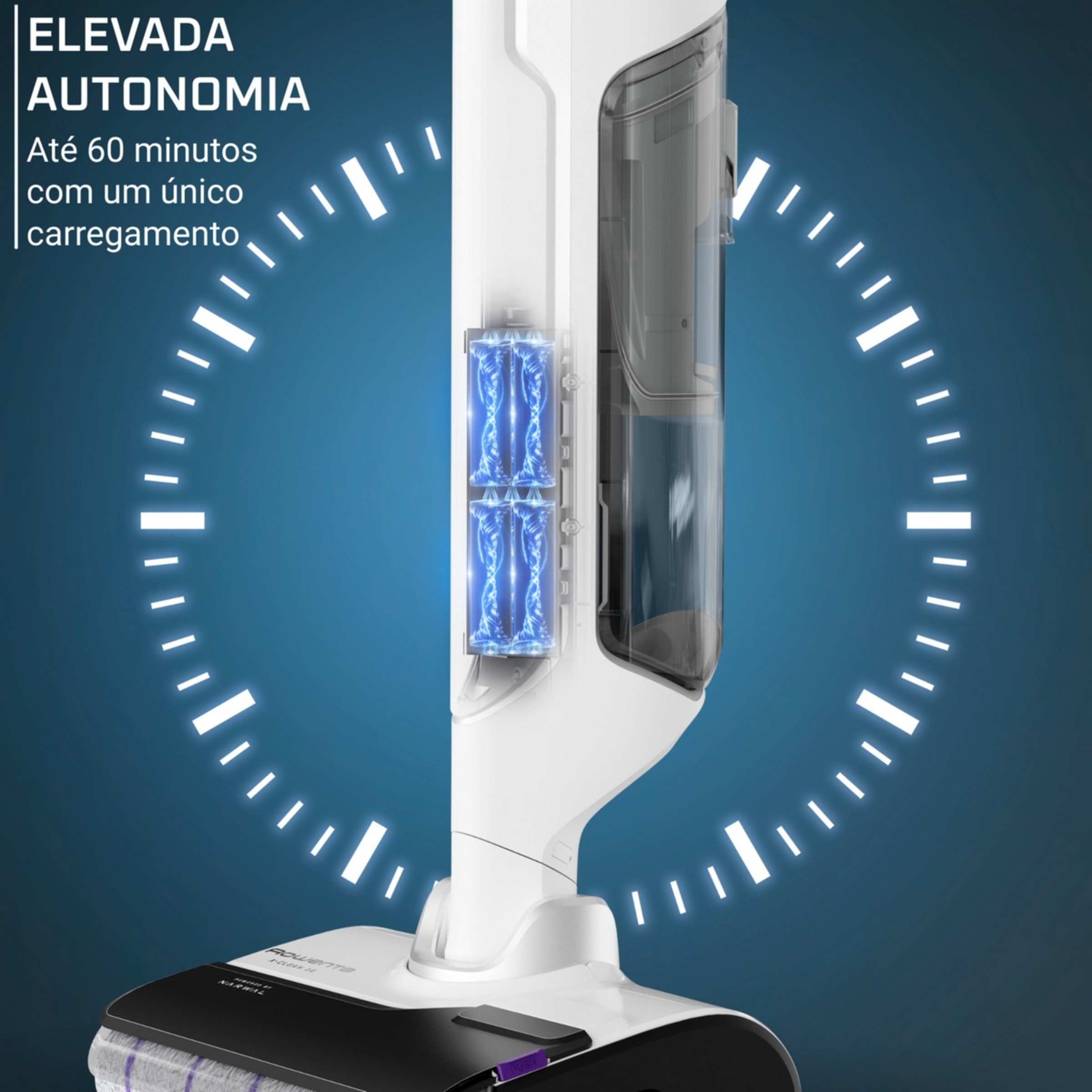 Máquina de Limpeza Rowenta X-Clean 10 GZ7035 com Tecnologia Wet & Dry Branco-5