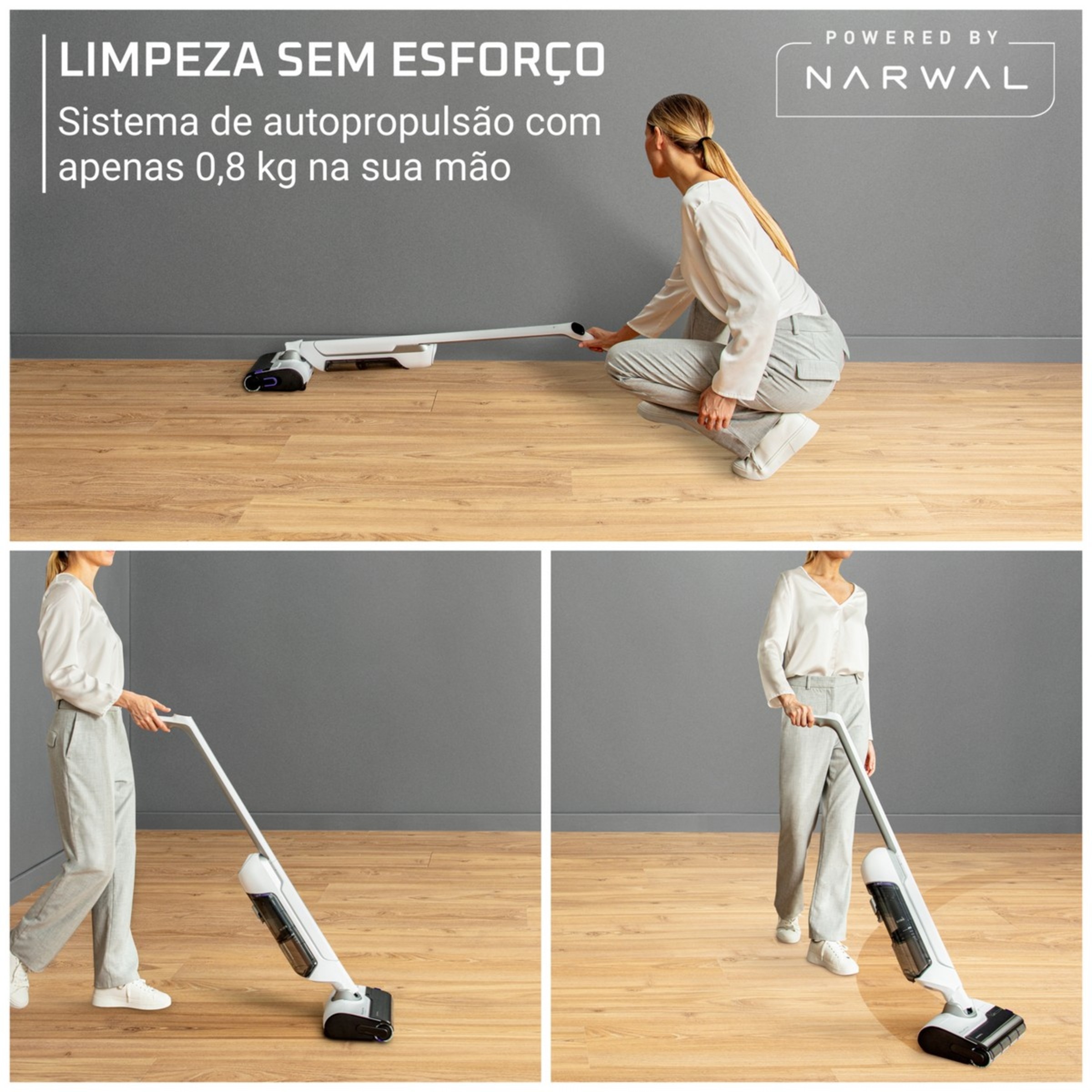Máquina de Limpeza Rowenta X-Clean 10 GZ7035 com Tecnologia Wet & Dry Branco-4
