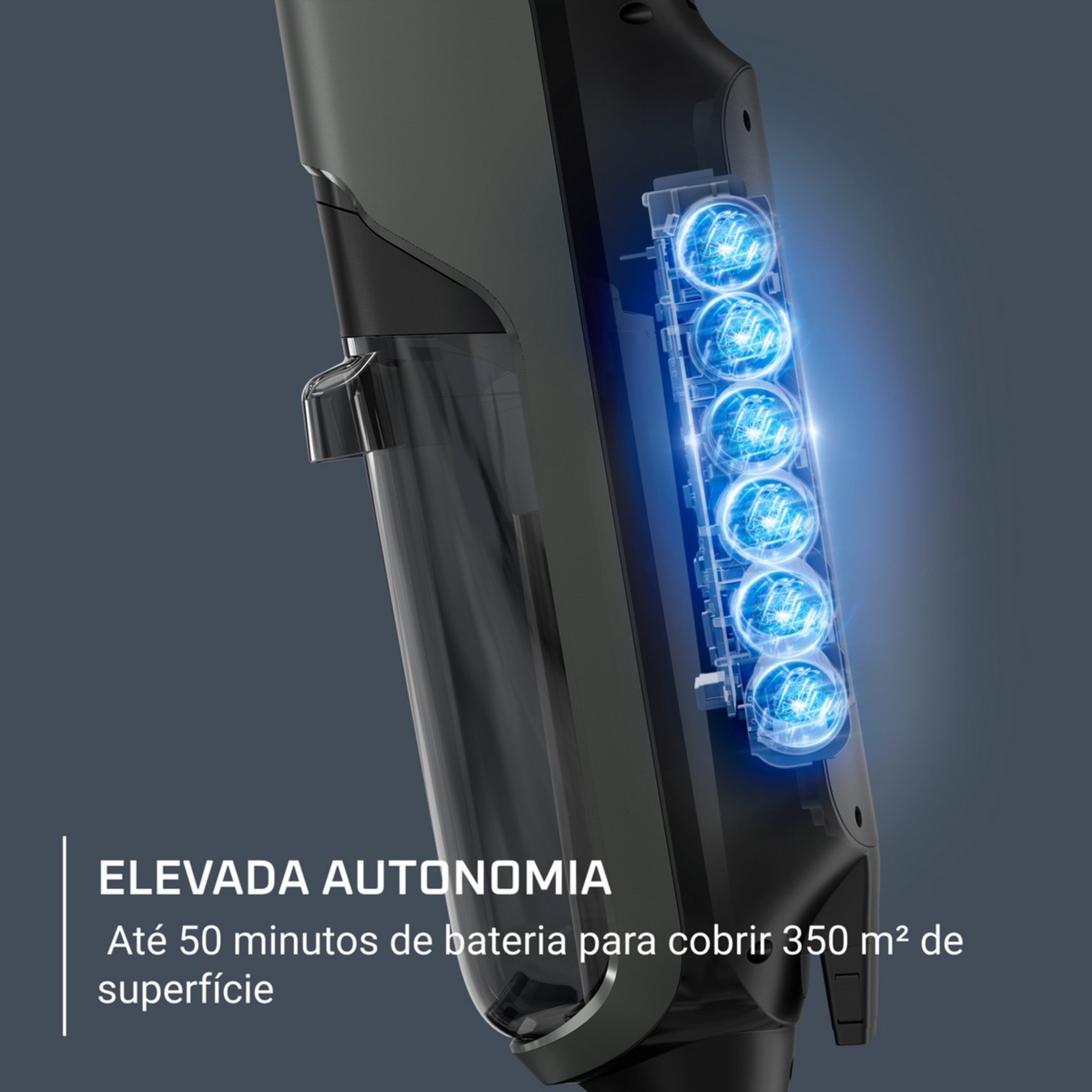 Máquina de Limpeza Rowenta GZ5035WO X-Clean 4, Lava e Aspira, Sistema Autolimpeza, Autonomia de 50 min - Cinzento e Preto Cinzento / Preto-5