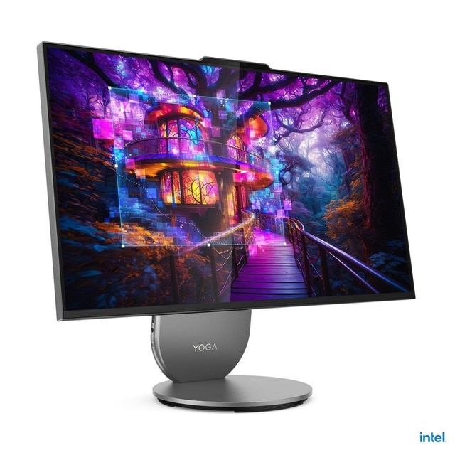 Imagem 0 de Computador All-In-One Lenovo Yoga AIO 27IAH10-953 27" Gen 10 QHD, ULT7-255H, 16, 1TB, ARC, W11 - Grey