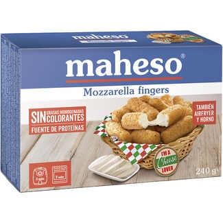 varitas de mozzarella fingers caja 240 g - Maheso
