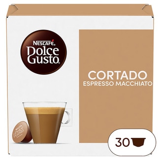 café cortado espresso Macchiatto intensidad 8 estuche 30 cápsulas - Nescafe Dolce Gusto
