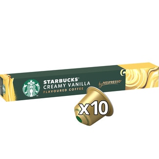 café con vainilla intensidad 5 estuche 10 cápsulas compatibles con máquinas Nespresso - Starbucks