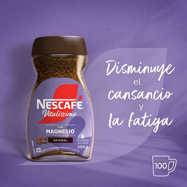 löslicher natürlicher Kaffee mit Magnesium Intensität 8 Flacon 200 g