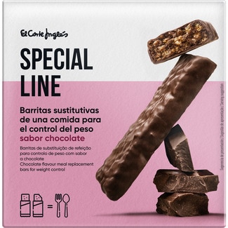barritas sustitutivas sabor yogur y chocolate blanco estuche 180 g - Special Line El Corte Ingles