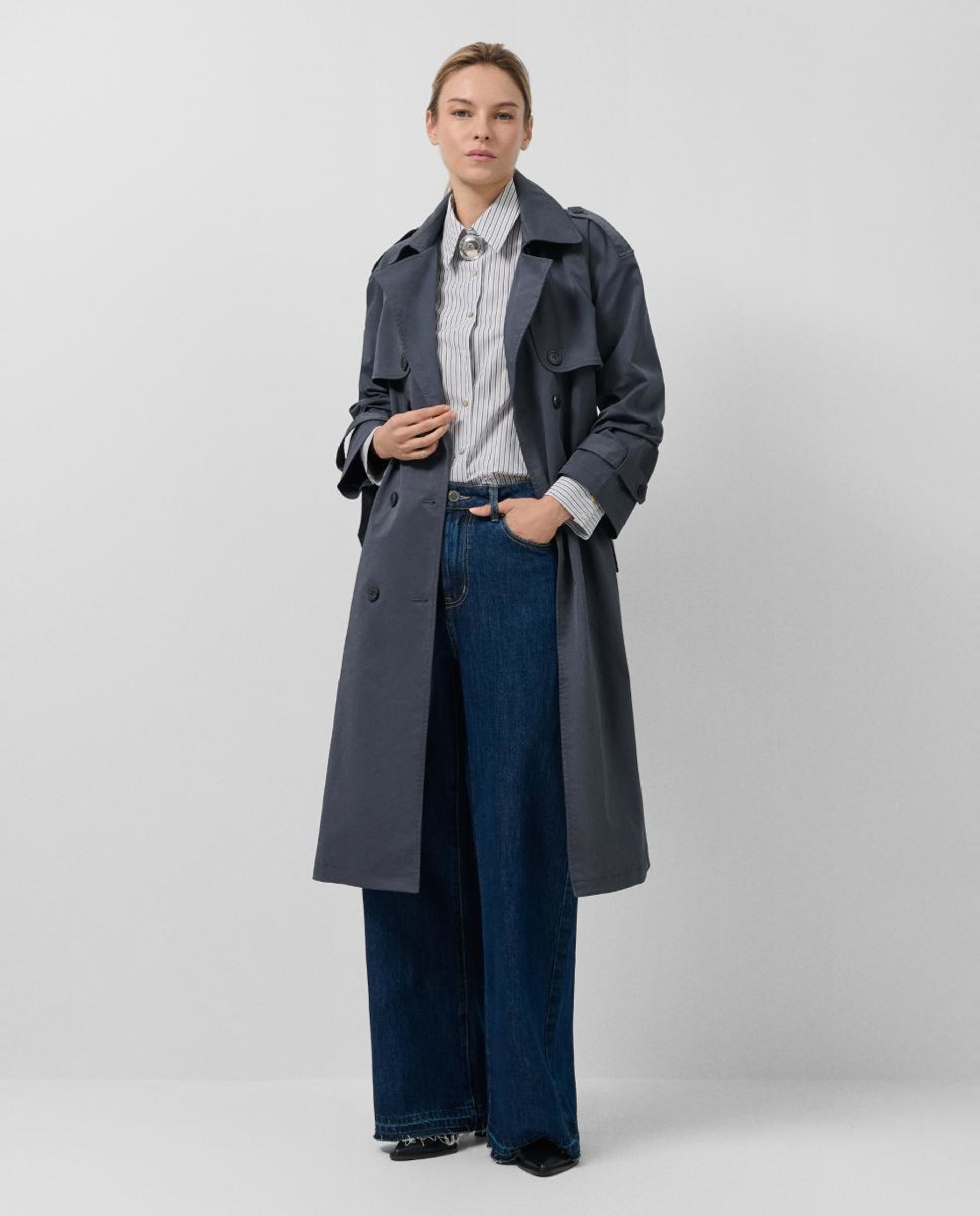 Gabardine Clássica Azul-marinho-1