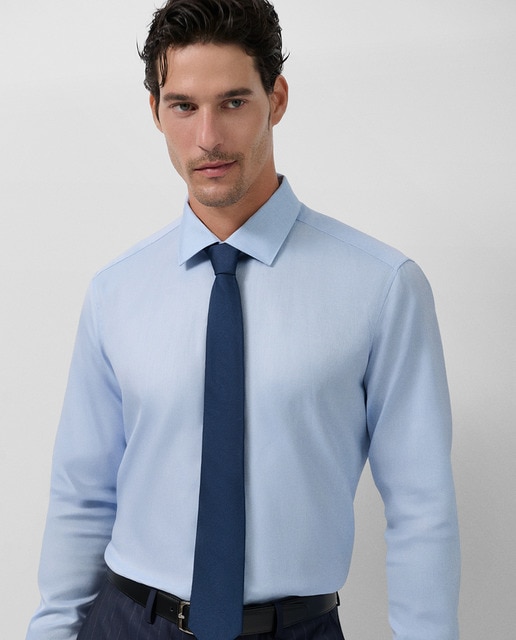 Imagem 0 de Camisa Clássica Regular Fit com Micro Estrutura