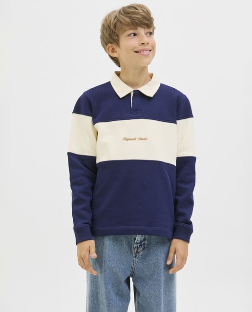 Imagem 0 de Sweatshirt com Colarinho de Polo