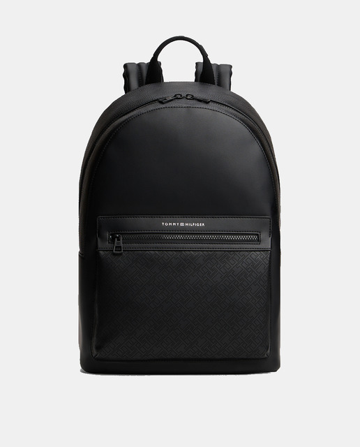 Imagem 0 de Mochila TH Monogram Backpack - Preto