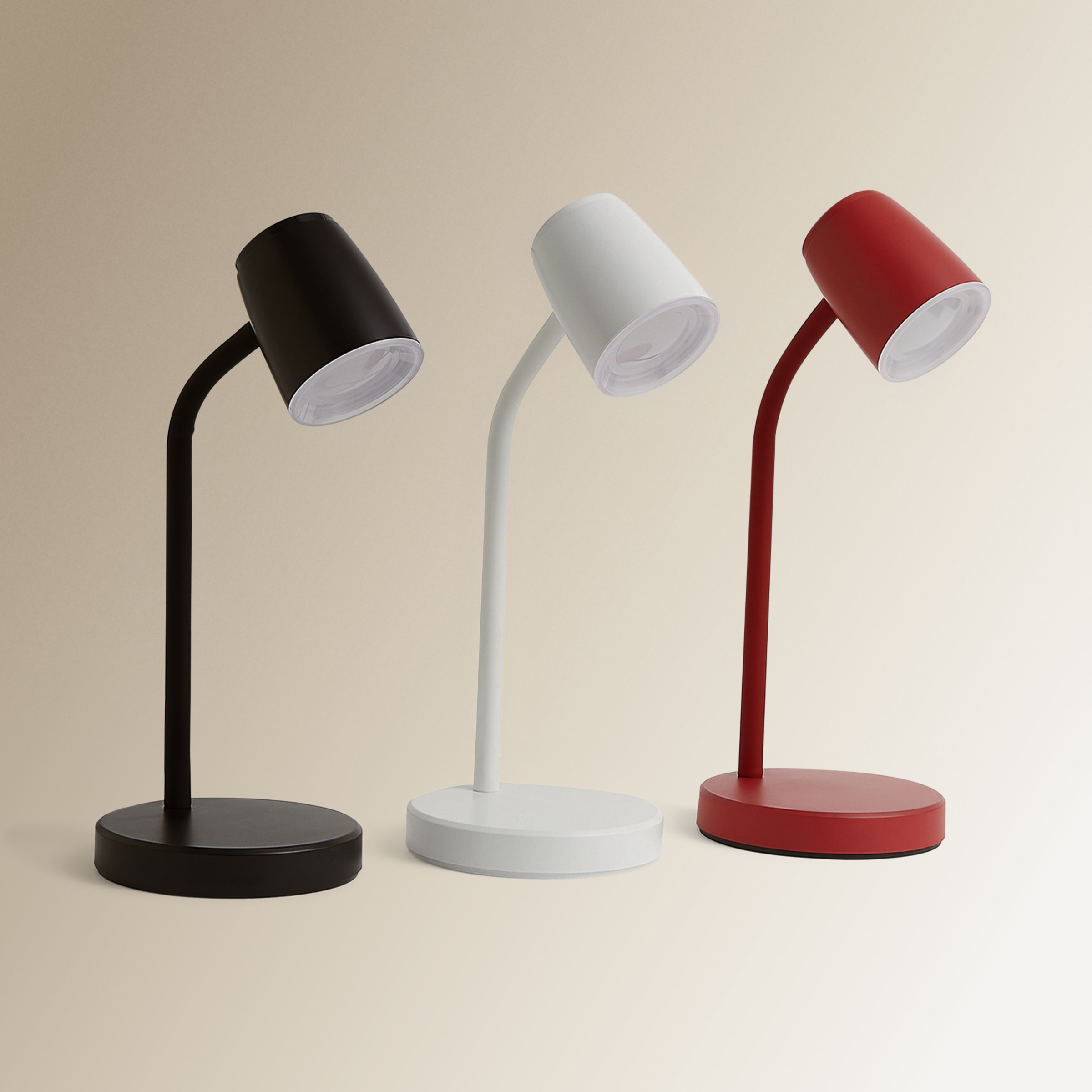 Candeeiro com LED integrado Pixel Vermelho-4
