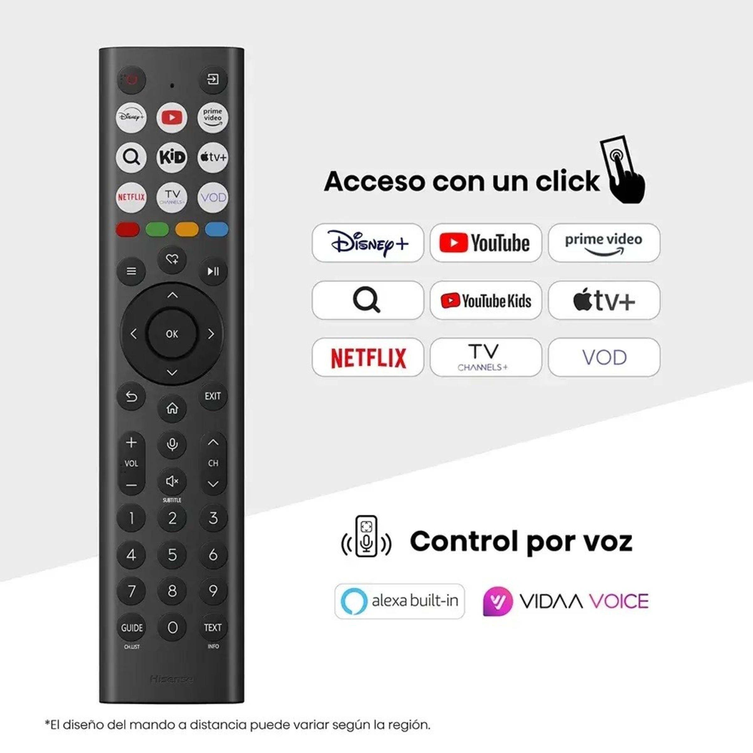 TV MiniLED 165 cm (65") Hisense 65U7Q, UHD 4K HDR SM, Smart TV 9