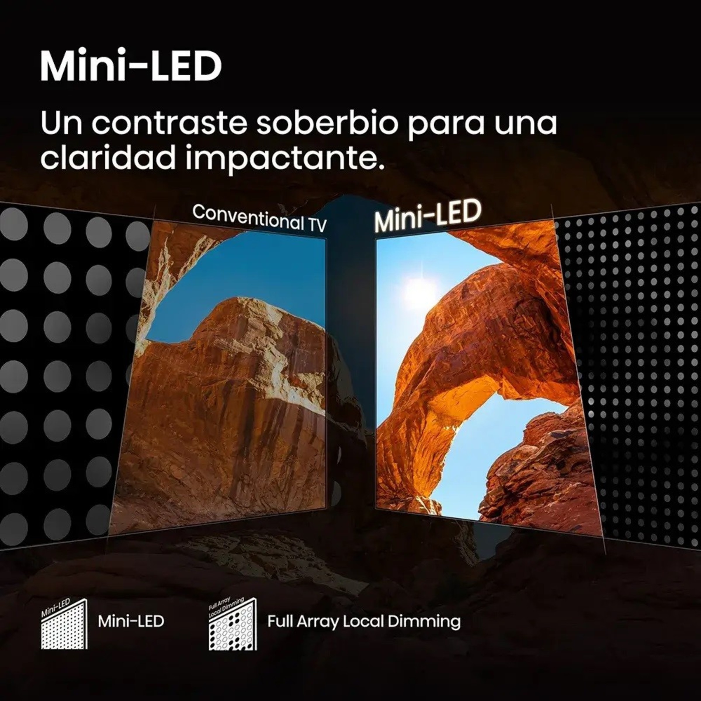 TV MiniLED 165 cm (65") Hisense 65U7Q, UHD 4K HDR SM, Smart TV 4